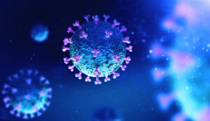 Coronavirus image de synthèse du virus COVID 19